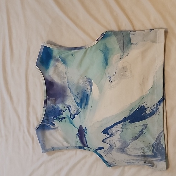 Crop top, multi colored, intact bra cups, super comfy - Picture 2 of 3